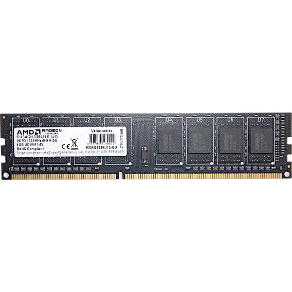  DDR3 4Gb 1333MHz AMD OEM PC3-10600 CL9 DIMM 240-pin 1.5